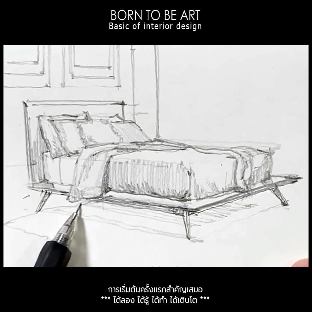 ออนไลน์ ออกแบบภายใน ซีซั่น 01 - Born To Be Art ติวสถาปัตย์ Pat4  สถาปัตย์จุฬา ออกแบบภายใน มัณฑนศิลป์ ศิลปากร