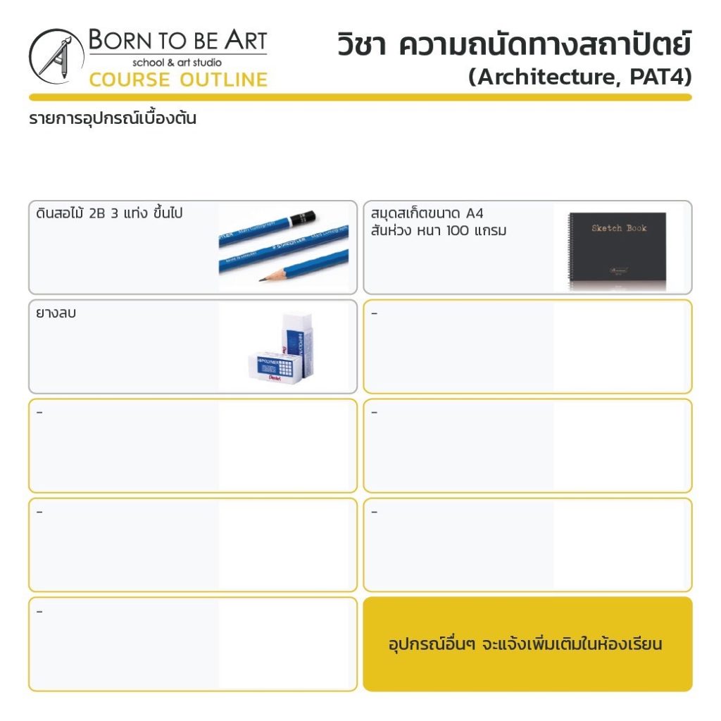 อุปกรณ์ติวสถาปัตย์